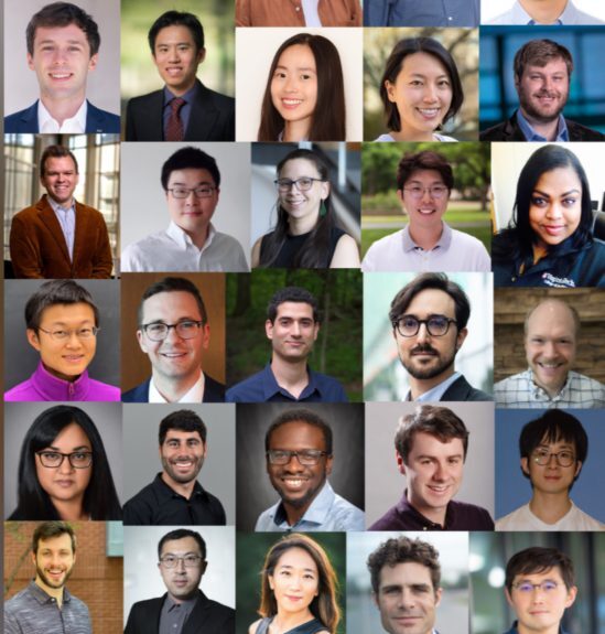 Grid of 2025 AFOSR YIP awardee photos with Nordin highlighted
